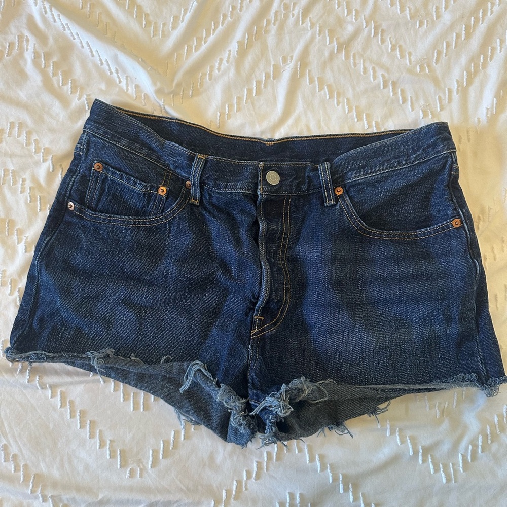 501® Womens Shorts Dark Wash